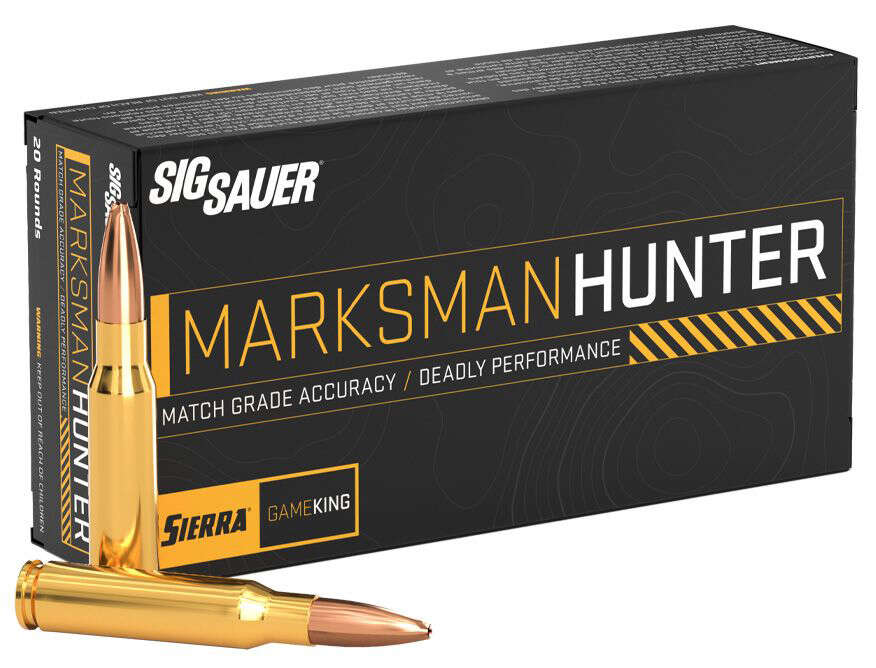 Ammunition Sig Sauer Marksman Hunter 7mmRemMag SIG AMMO 7MM MAG 160GR GK 20/200